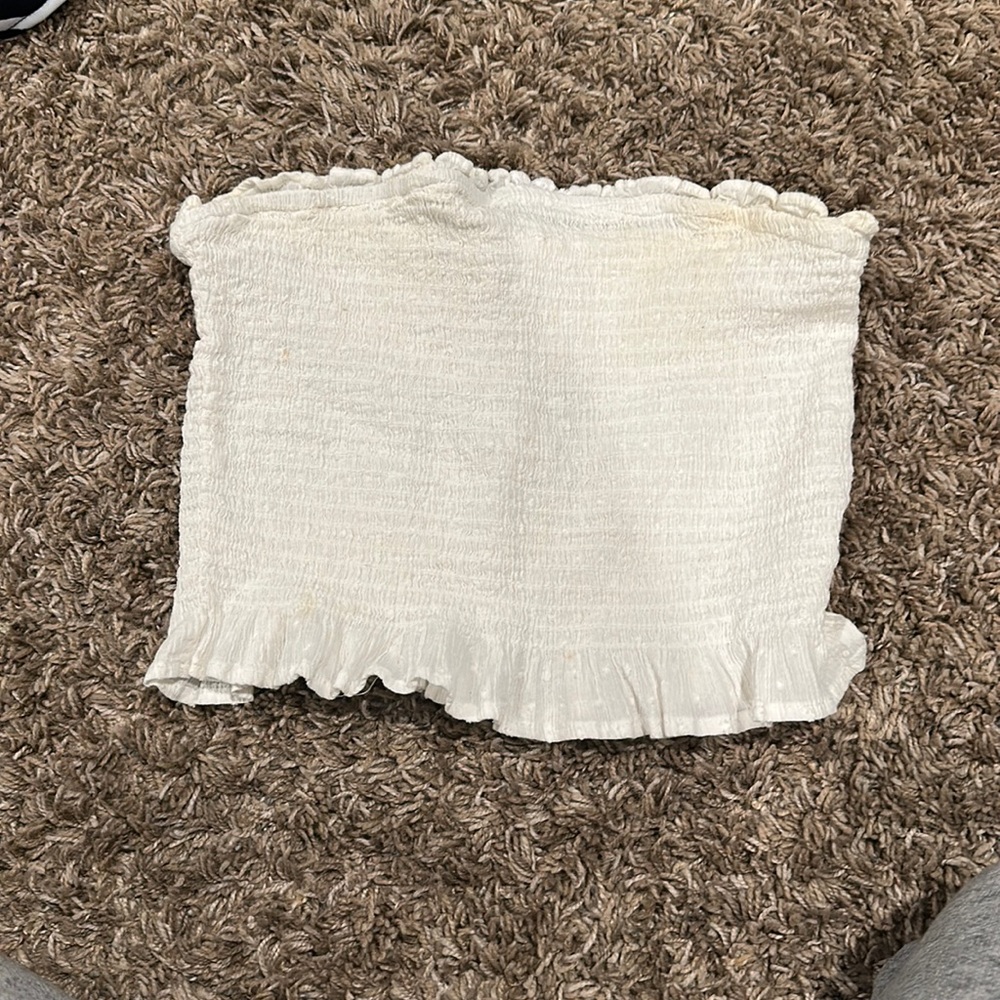 Ivy & main ruffled tube top